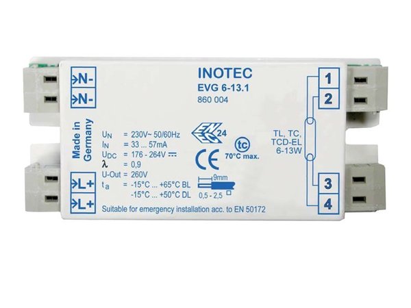Inotec J-EVG 6-13 SV 101419661 für Zentralbatterie 860004,Schaltmodul