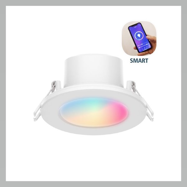 Leuchtek LED-Einbaustrahler SPAS65-6W-RGBAW (SMART) 112273 IP65