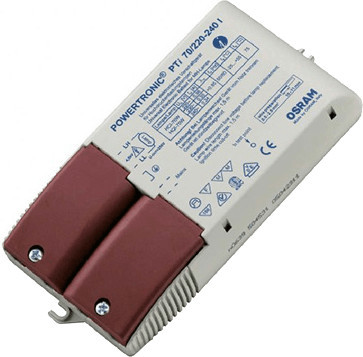 OSRAM Powertronic Vorschaltgerät EVG PTI 70/220-240 I incl. Zugentlastung