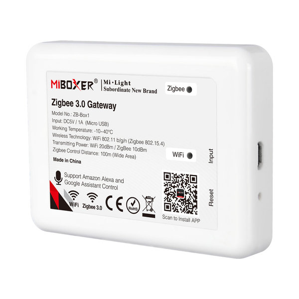 Milight Miboxer Zigbee3.0 Gateway kompatibel mit allen Zigbee 3.0 Produkten ZB-Box1
